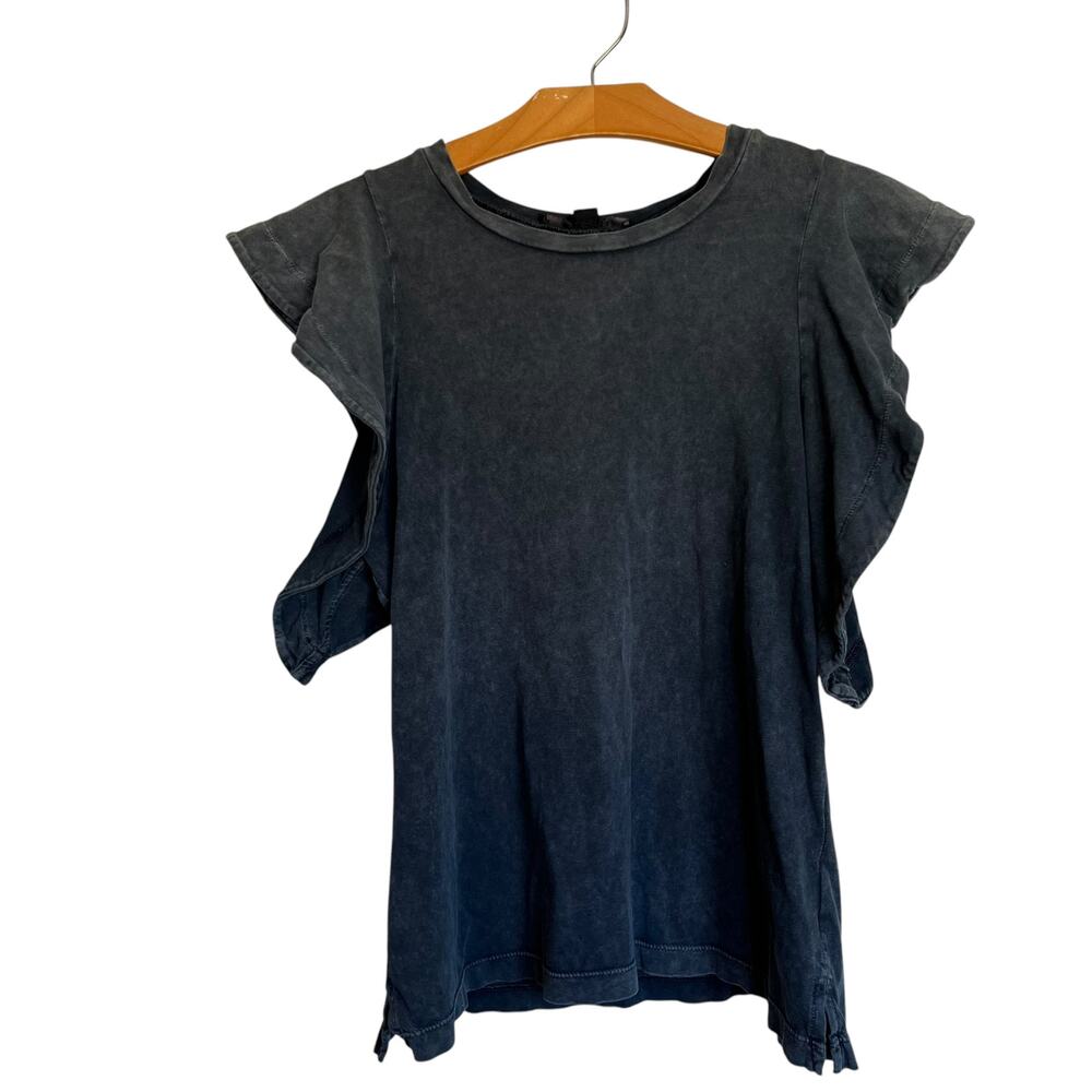 Allsaints Lara Ruffle Cami Flutter Sleeve T-Shirt… - image 8